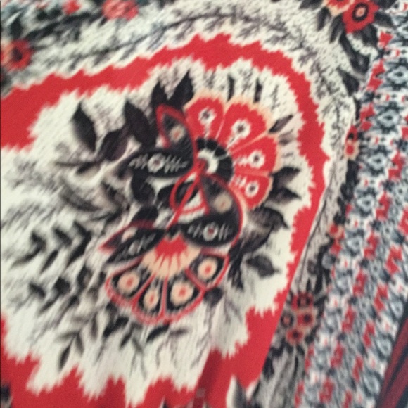 Shirted waist Scarf print Maxi dress - Picture 13 of 13